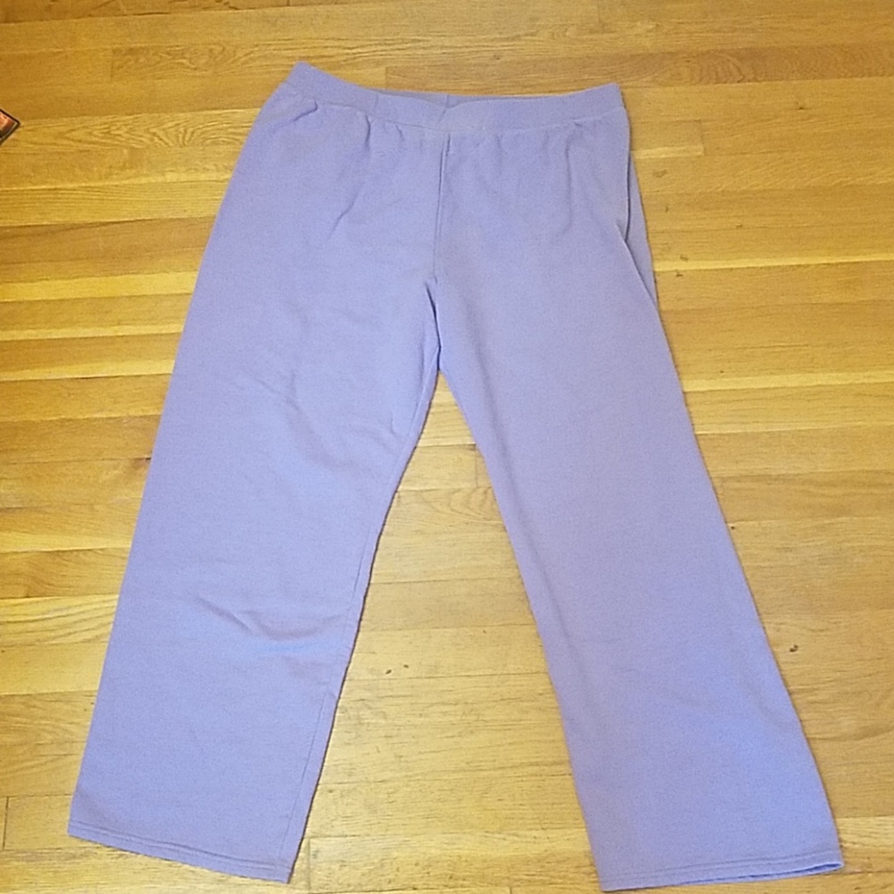Purple sweat pants